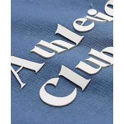 Pine Kids Fleece Full Sleeves Winter Wear Suits with Athletic Club Print in Blue