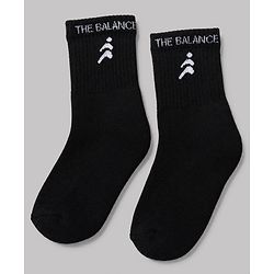 Pine Active Terry Knit Ankle Length Solid Socks Pack of 5 in Black, Grey, Black, Red