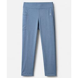 Pine Active Knit Full Length 4 way stretch Aero soft Leggings in Blue