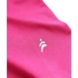 Pine Active Knit Solid 4 Way Stretch Aero Soft Thumbhole T-Shirt With Full Sleeves - Dark Pink