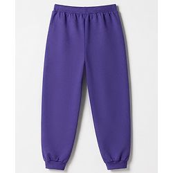 Pine Kids Marvel 100% Cotton Terry Knit Jogger Fit Full Length Pants Pack Of 3 - Blue Red & Purple
