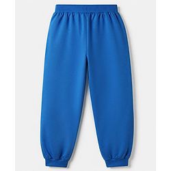 Pine Kids Marvel 100% Cotton Terry Knit Jogger Fit Full Length Pants Pack Of 3 - Blue Red & Purple