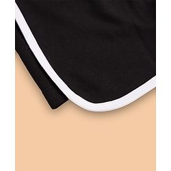 Pine Kids Cotton Single Jersey Knit Shorts and Tank Top with California Typography Print in Black