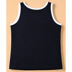 Pine Kids Cotton Single Jersey Knit Shorts and Tank Top with California Typography Print in Black