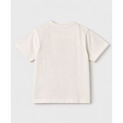 Pine Kids 100% Cotton Knit Half Sleeves T-Shirt and Shorts with Landscape Rules Print & Bio Washed in White