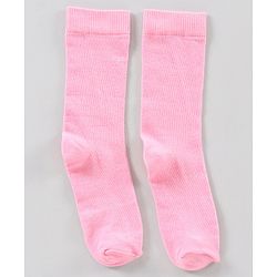 Pine Kids Mid Calf Length Anti-Microbial Socks Pack of 5 - Pink Blue