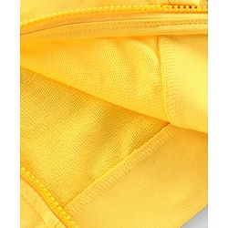 Pine Kids Full Sleeves Biowashed Hooded Sweat Jacket Numeric 20 Patch - Yellow Navy Blue