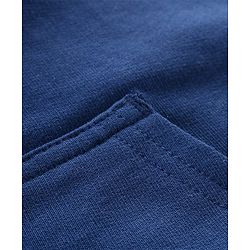 Pine Kids Full Sleeves Biowashed Hooded Sweatjacket - Navy Blue