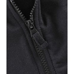 Pine Kids Full Sleeves Biowashed Hooded Sweatjacket - Black