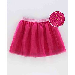 Pine Kids Knee Length Biowash Skirt - Red