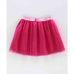 Pine Kids Knee Length Biowash Skirt - Red