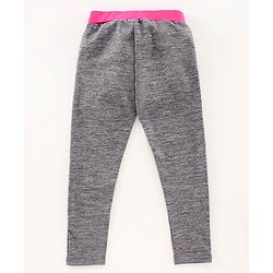 Pine Kids Full Length Dri-Fit Athleisure Leggings Play To Win Print - Grey