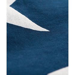 Pine Kids Full Sleeves Night Suit Star Print - Navy Blue