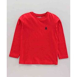 Pine Kids Full & Half Sleeves Solid & Striped Tee Pack of 3 - Red Navy Blue
