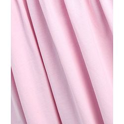 Pine Kids Half Sleeves Reversible Sequins Embroidery Biowash Frock- Pink