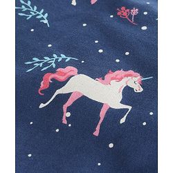 Pine Kids Full Sleeves Biowashed Hooded Sweat Jacket Reversible Sequin Detailing - Navy Blue