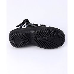 Pine Kids Sandals With Triple Velcro Closure - Blue Black