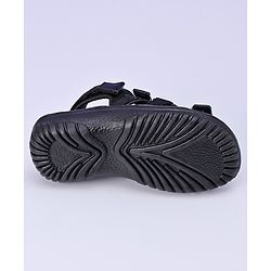 Pine Kids Sandals With Triple Velcro Closure - Green Black