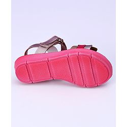 Pine Kids Sandals With Velcro Closure - Fuchsia