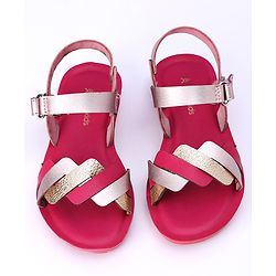 Pine Kids Sandals With Velcro Closure - Fuchsia