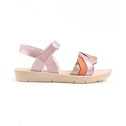 Pine Kids Sandals With Velcro Closure - Yellow