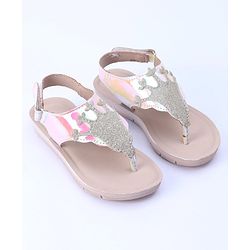 Pine Kids Sandals With Velcro Closure - Light Pink