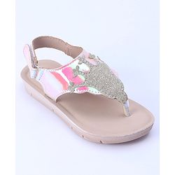 Pine Kids Sandals With Velcro Closure - Light Pink