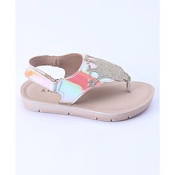 Pine Kids Sandals With Velcro Closure - Light Pink