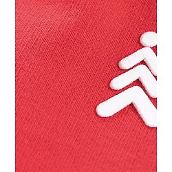 Pine Kids 100%Cotton Above Knee Length Biowashed Shorts With Drawstring Pack of 2 - Red Black