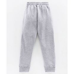 Pine Kids 100% Cotton Full Length Biowashed Lounge Pants Pack of 2 - Grey Orange