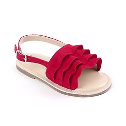Pine Kids Party Wear Sandals - Red