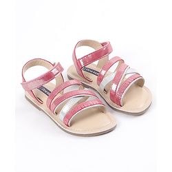Pine Kids Party Wear Flat Sandals - Pink
