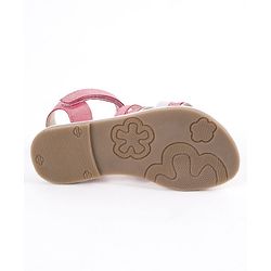 Pine Kids Party Wear Flat Sandals - Pink