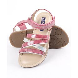 Pine Kids Party Wear Flat Sandals - Pink