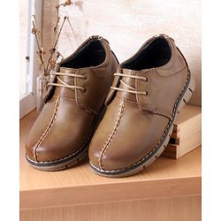 Pine Kids Party Wear Shoes - Brown