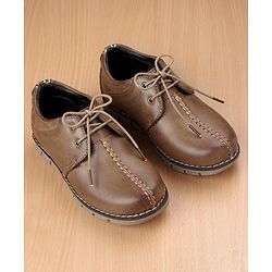 Pine Kids Party Wear Shoes - Brown