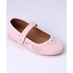Pine Kids Party Wear Belly Shoes - Light Pink