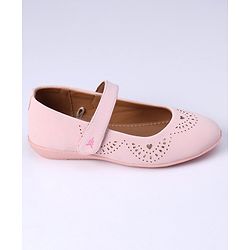 Pine Kids Party Wear Belly Shoes - Light Pink