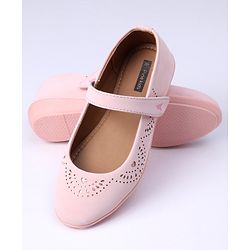 Pine Kids Party Wear Belly Shoes - Light Pink