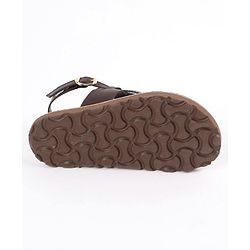 Pine Kids Ethnic Wear Sandals - Dark Brown