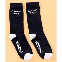 Pine Kids Mid Calf Length Anti-Microbial Socks Pack Of 6 - Blue Grey