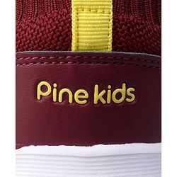 Pine Kids Sports Shoes - Maroon