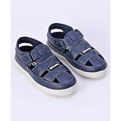 Pine Kids Velcro Closure Sandals - Brown