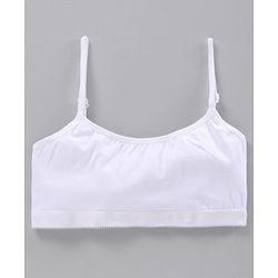 Pine Kids Antimicrobial & Biowash Bralette Pack of 2 - White