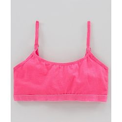Pine Kids Anti Microbial & Bio Washed Bralette Pack of 2 -  Seashell Pink Hot Pink
