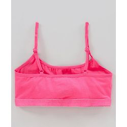 Pine Kids Anti Microbial & Bio Washed Bralette Pack of 2 -  Seashell Pink Hot Pink
