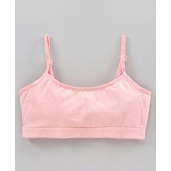 Pine Kids Anti Microbial & Bio Washed Bralette Pack of 2 -  Seashell Pink Hot Pink