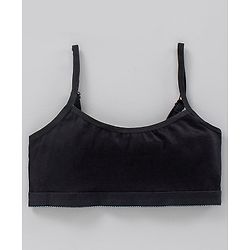 Pine Kids Singlet Anti Microbial & Biowashed Bralettes Pack of 2 - Black Blue