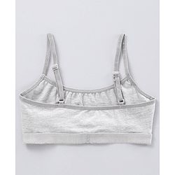 Pine Kids Singlet Anti Microbial & Biowashed Bralettes Pack of 2 - Grey Blue
