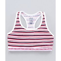 Pine Kids Singlet Anti Microbial & Biowashed Bralettes Pack of 2 - Red